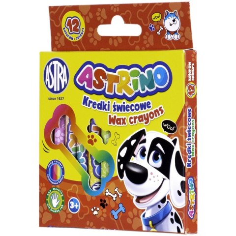 Kredki świecowe 8mm 12 kol. Astrino (316121003)