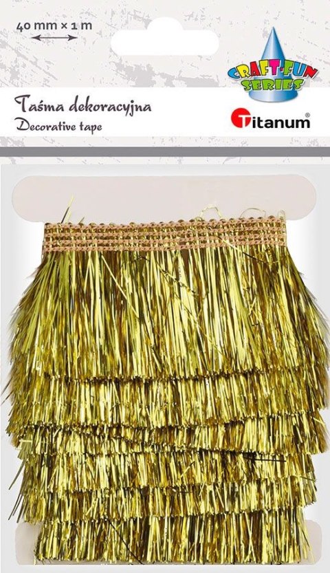 Ozdoba piankowa Craft-Fun Series Taśma plastikowe frędzle Titanum (23BR1218-5)