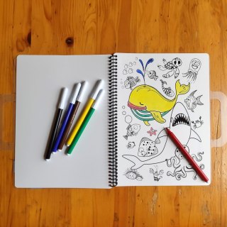 Podkład na biurko FUNNY MAT white KSIENICZKA ZEST DO PODROŻY sfu1046 biała polipropylen PP [mm:] 160x210 Strigo (8681379311465)