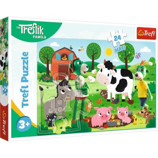 Puzzle Rodzina Treflików Zimowy czas z Treflikami 24 el. Trefl (14360)