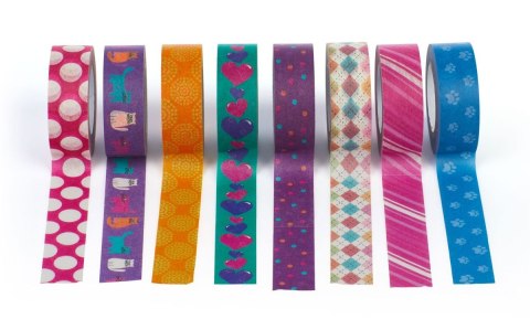 Taśma ozdobna Taśma dekoracyjny fancy disp.24szt. 15x10 [mm x m] mix Astra Creativo