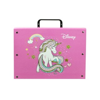 Teczka z szerokim grzbietem na klips Minnie Mouse A4 różowa Beniamin (610285)