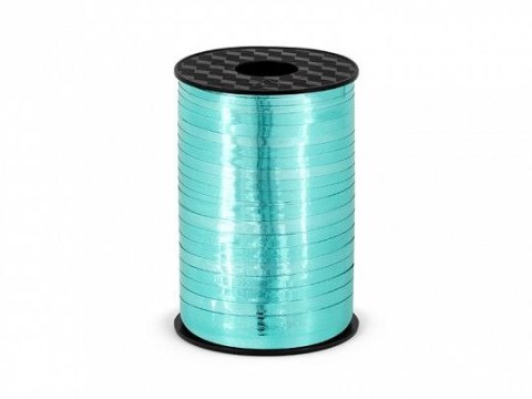 Wstążka 5x225 [mm x m] turkusowa Partydeco (PRM5-083)