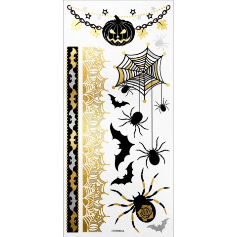 Akcesoria do kostiumów metaliczne tatuaże Arpex (KO4603)