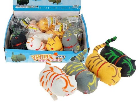 Gniotek kot z piaskiem, 6cm Adar (620117)