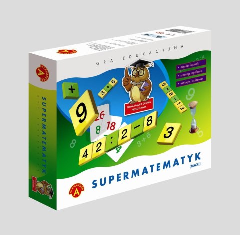 Gra edukacyjna Supermatematyk Maxi Alexander (0467)