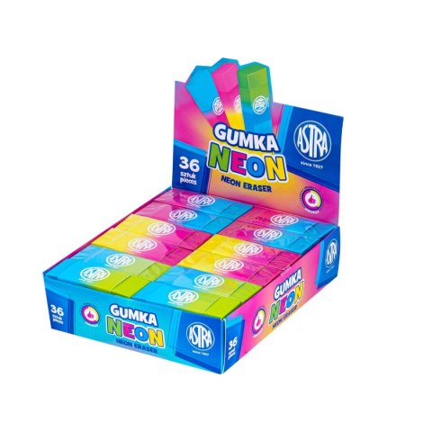 Gumka do mazania dwukolorowa neonowa Astrapen (403023004)