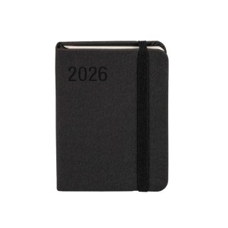 Kalendarz książkowy (terminarz) CZARNY AVANGARDA A7 Antra (2026)