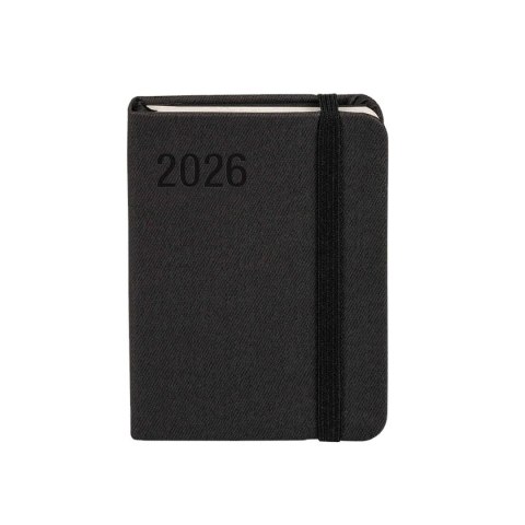 Kalendarz książkowy (terminarz) CZARNY AVANGARDA A7 Antra (2026)