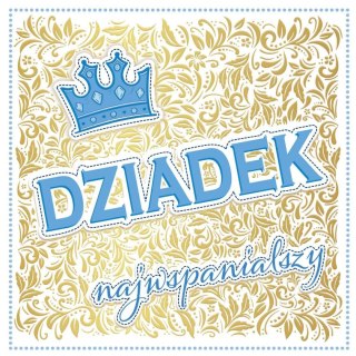 Kartka składana Karnet B6 BiDZ KORONA DZIADEK B6 Henry (5905701487585)