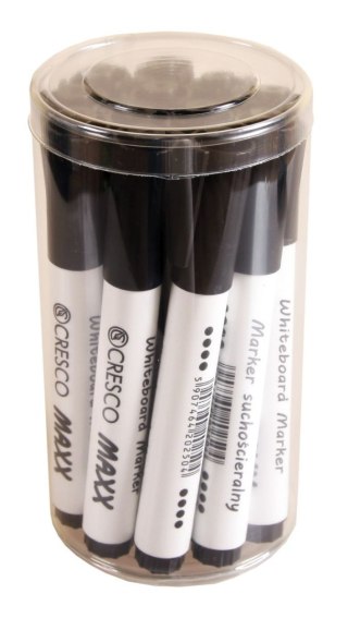 Marker suchościeralny wkład czarny okrągła końcówka Cresco (212061)