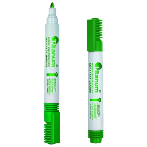 Marker suchościeralny wkład zielony 3,0mm okrągła końcówka Titanum (BY1026-02)