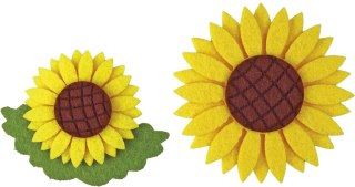 Ozdoba filcowa Craft-Fun Series słoneczniki Titanum (WFB-007)