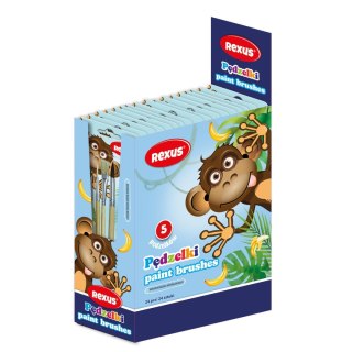 Pędzel Rexus KIDS z naturalnego włosia nr mix Rexus (0910)