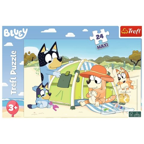 Puzzle Bluey Wspaniały dzień Bluey 24 el. Trefl (14357)
