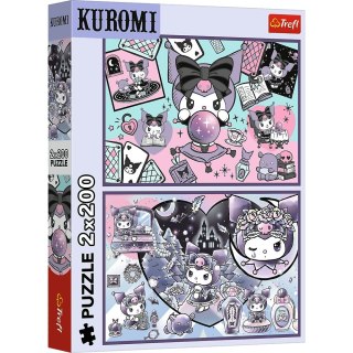 Puzzle Hello Kitty Psoty Kuromi 2x200 el. Trefl (13345)