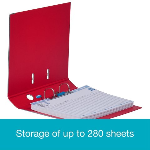 Segregator dźwigniowy 5 cm Pro+ A4 50mm czerwony Elba (100202105)