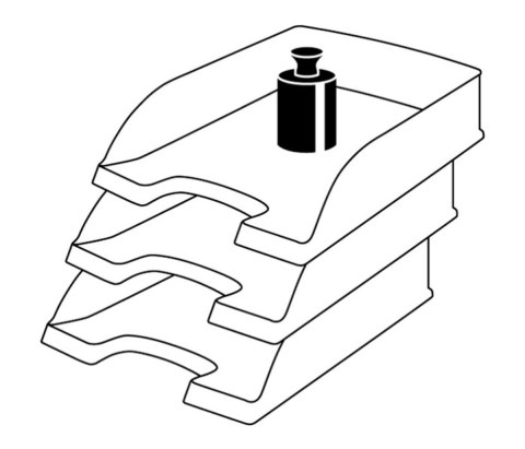 Szuflada na dokumenty grafitowy przezroczysty Leitz (52262092)