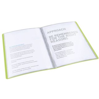 Teczka ofertowa Vivida 20 A4 kolor: zielony 20 kieszeni [mm:] 310x231 Esselte (623994)