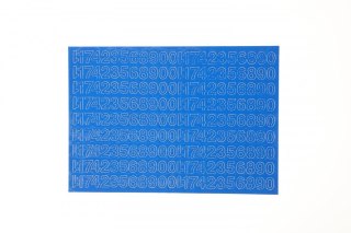 Cyfry samoprzylepne niebieskie