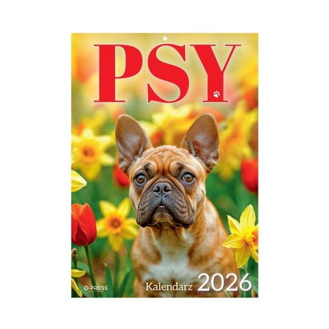 Kalendarz ścienny A4 PSY A4 Press (5904830713374)