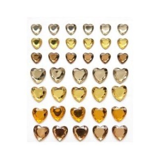 Kryształki samoprzylepne serca Argo (251136)