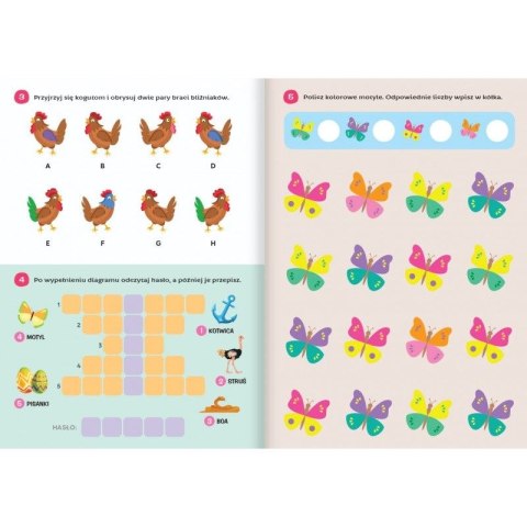 Książka dla dzieci 100 kolorowych łamigłówek. Zadania dla przedszkolaków. Od 5 lat Aksjomat