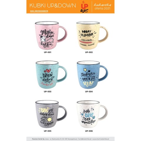 Kubek wielokrotnego użytku UP Passion Cards (5901924468578)