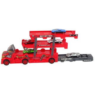 Laweta Duże Auto Truck Laweta Rozkładana 3- Piętrowa z Wyrzutnią Lean (12752)