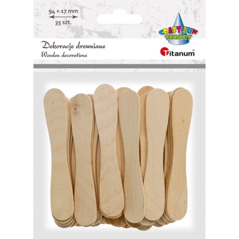Ozdoba drewniana Craft-Fun Series patyczki Titanum (175034X)