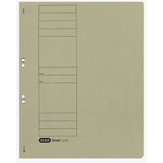 Skoroszyt oczkowy A4 szary karton 250g Elba (100551873)