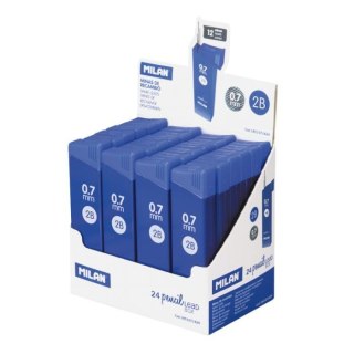 Wkład do ołówka (grafit) 2B 0,7mm Milan (1851071424)