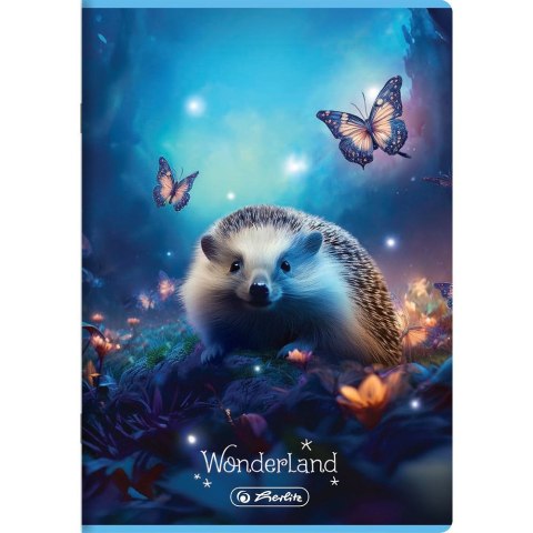 Zeszyt Wonderland A5 32k. 70g linia podwójna kolorowa Herlitz (400196831)