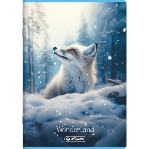 Zeszyt Wonderland A5 32k. 70g linia podwójna kolorowa Herlitz (400196831)