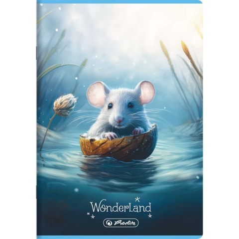 Zeszyt Wonderland A5 32k. 70g linia podwójna kolorowa Herlitz (400196831)