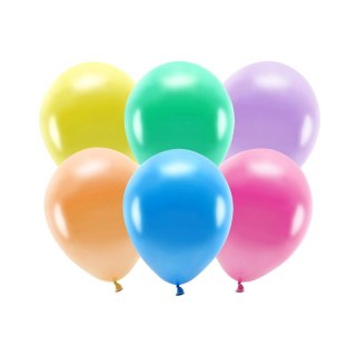 Balon gumowy Eco metalizowane mix 260mm Partydeco (ECO26M-000-10)