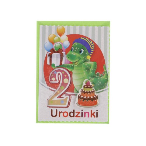 Kartka składana urodziny 1-5 lat B6 Top Graphic (5907786924894)