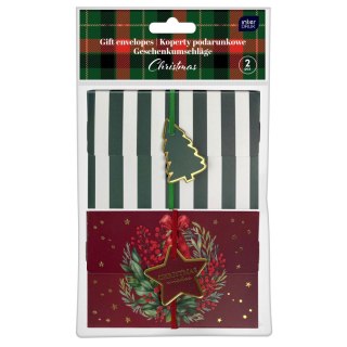 Koperta specjalnego przeznaczenia CHRISTMAS Z GUMKĄ Interdruk (2 SZT)