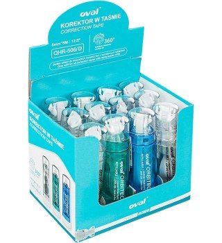 Korektor w taśmie (myszka) QHR-506/D 5x6 [mm*m] Oval (160-2404)