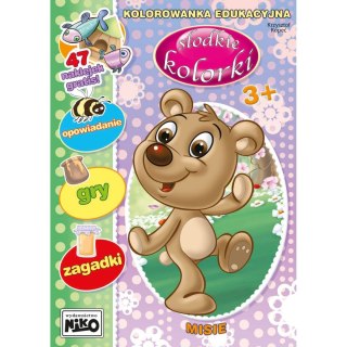 Książeczka edukacyjna Słodkie kolorki. Misie Niko