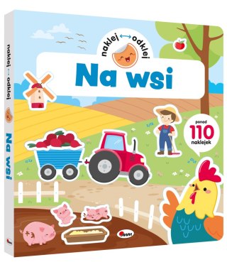 Książka dla dzieci Naklej odklej. Na wsi. Morex