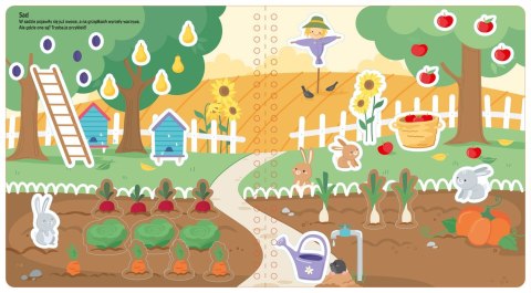 Książka dla dzieci Naklej odklej. Na wsi. Morex