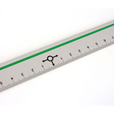 Linijka aluminiowa 30cm Leniar (30379)