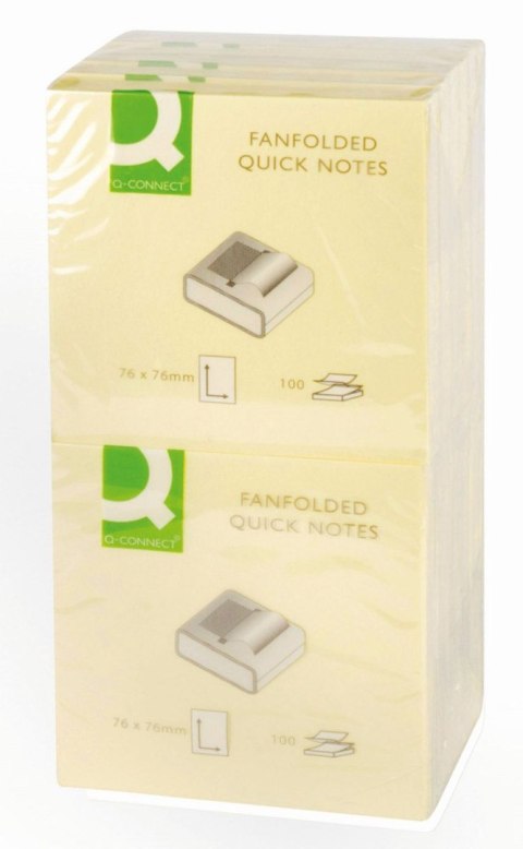 Notes samoprzylepny (karteczki) żółta 100k [mm:] 76x76 Q-Connect (KF02161)