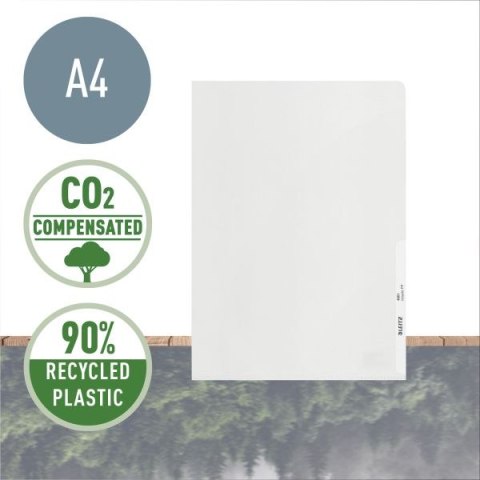 Ofertówka Re:cycle A4 kolor: przezroczysty typu U 130 mic. Leitz (40011003)