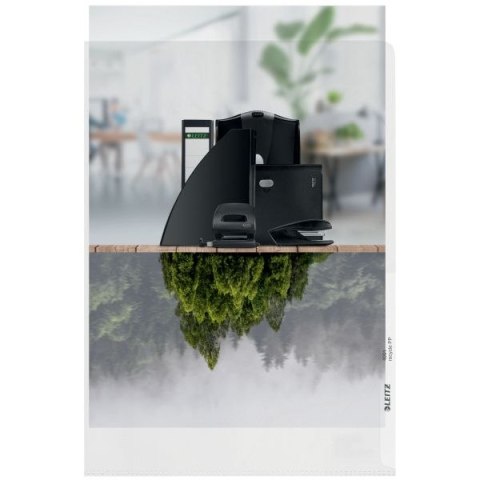 Ofertówka Re:cycle A4 kolor: przezroczysty typu U 130 mic. Leitz (40011003)