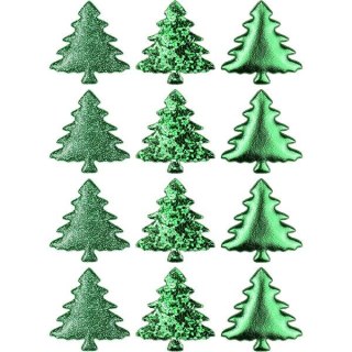 Ozdoba materiałowa Craft-Fun Series samoprzylepna Zielone choinki Titanum (BJ25042715)