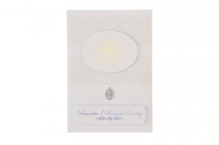 Pamiątka z komunii świętej Komunia satyna Merigraf (9788365430205)