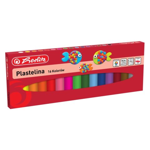 Plastelina 16 kol. 9570797 mix Herlitz (300022655)