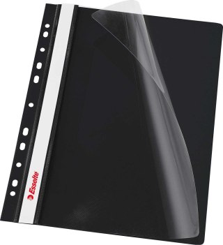 Skoroszyt wpinany A4 czarny folia Esselte (13588)